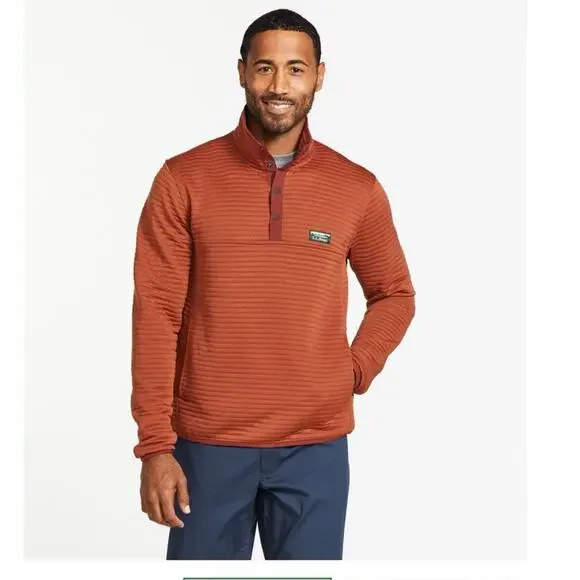 L.L.Bean Men’s Airlight Knit Blue Casual Pullover Size L